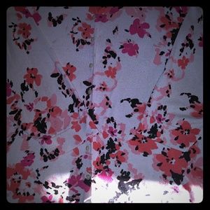 Flower Cardigan Sweater